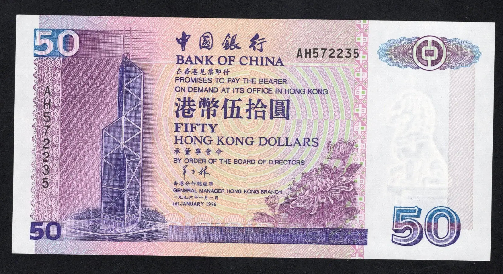 Hongkong banknotes (1936-1996)  Choose your  type  / c2