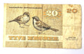 DENMARK 20 Kroner Circulated Banknote/ref d2