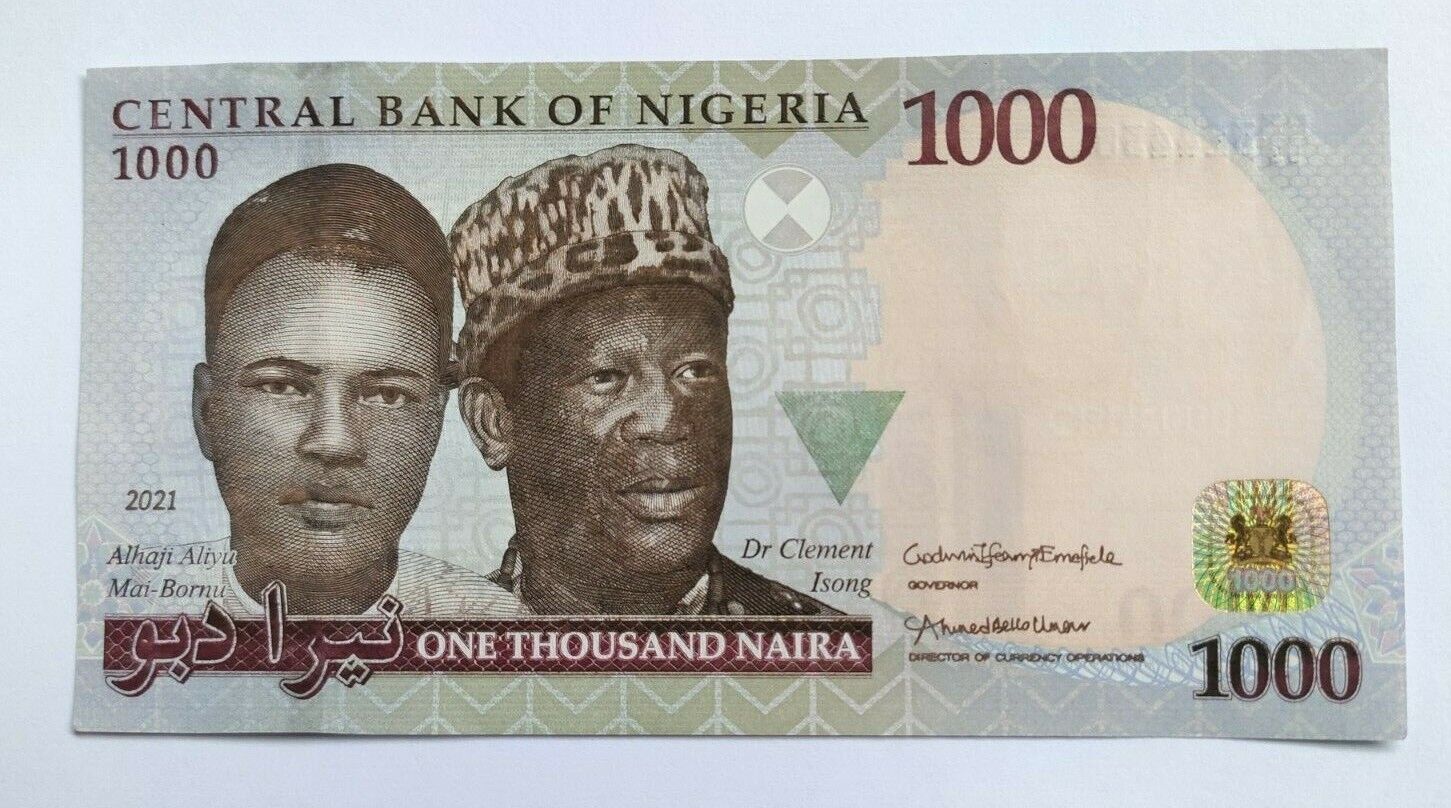 Nigeria 1000 Naira UNC - worldbanknote