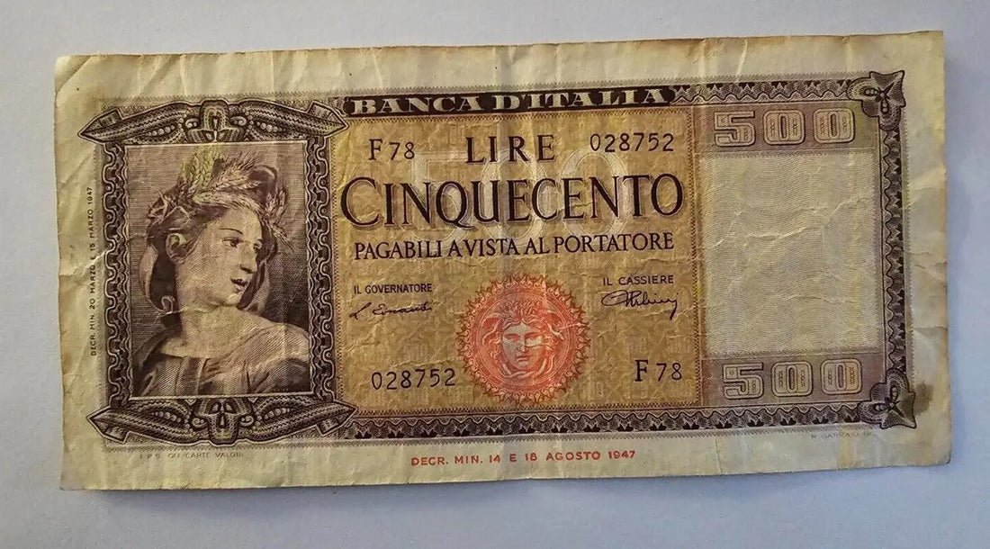 Italy, 500 Lire, 20.3.1947 Used /ref d1