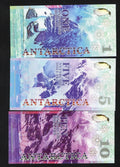 Antarctica Set 6 1 5 10 20 50 100 Dollars 2020 polymer Fantasy/w2