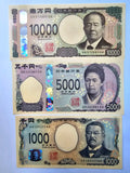 front of JAPAN Set 3 - 1000 5000 10000 Yen 2024 P 107-109  UNC/w1