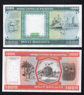 5Pcs Mauritania  Set 100 200 500 1000 1000 Ouguiya 1981-2002 UNC P3/4/5/7/8