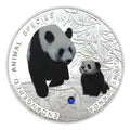 China Endangered Animal Panda Silver Plated  Metal Coin