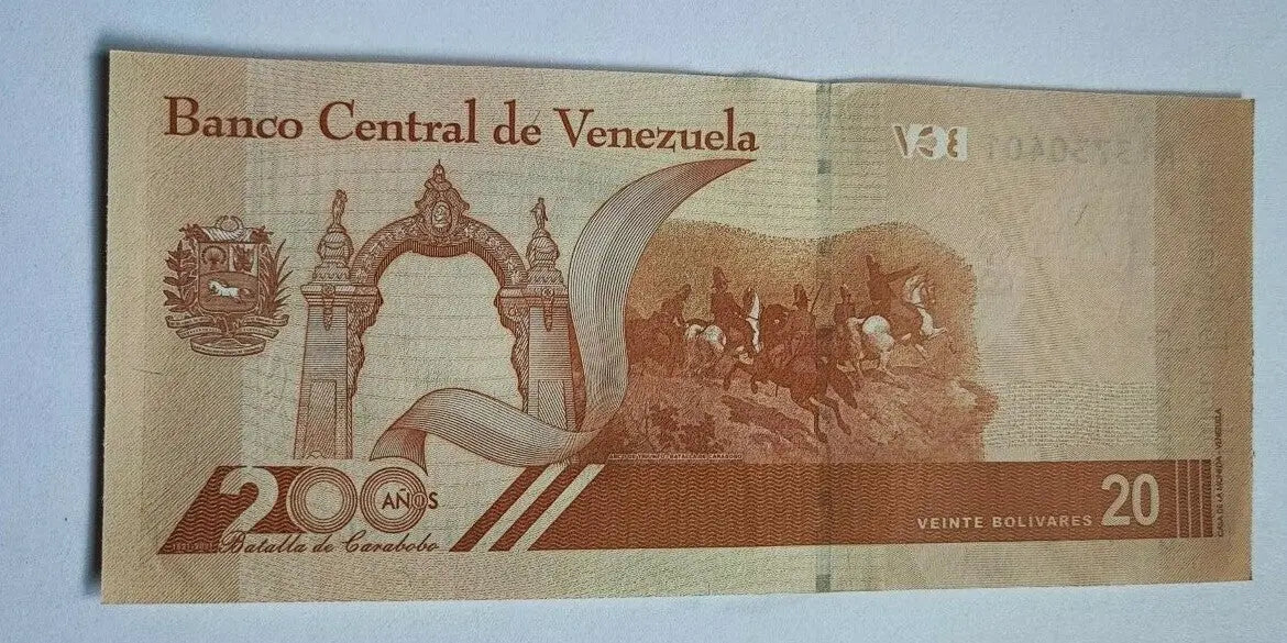 VENEZUELA 20 BOLIVARES DIGITALES, 2021 UNC X 1 PCS (20.000.000 BOLIVARES)