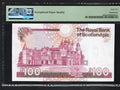 Royal Bank of Scotland £100 1987 P350a  First Run Serial  Number 6 PMG EPQ 65