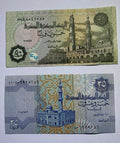 Set 5 PCS, Egypt 5 10 25 50 Piastres 1 Pound, UNC - worldbanknote