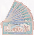 10xSomaliland 50 Shillings 2002 UNC