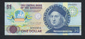 FRONT OF BAHAMAS 1 DOLLAR (P50a) N. D. (1992) COMMEMORATIVE ISSUE UNC/f10