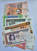 50pcs Different World banknotes 12 countries PAPER MONEY Uncirculated - worldbanknote