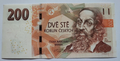 CZECH REPUBLIC 200 KORUN UNC 2018 - worldbanknote