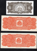3 HAITI  banknotes 2x 5 Gourdes(1979/1982)  1 Gourde （1968）UNC /c1
