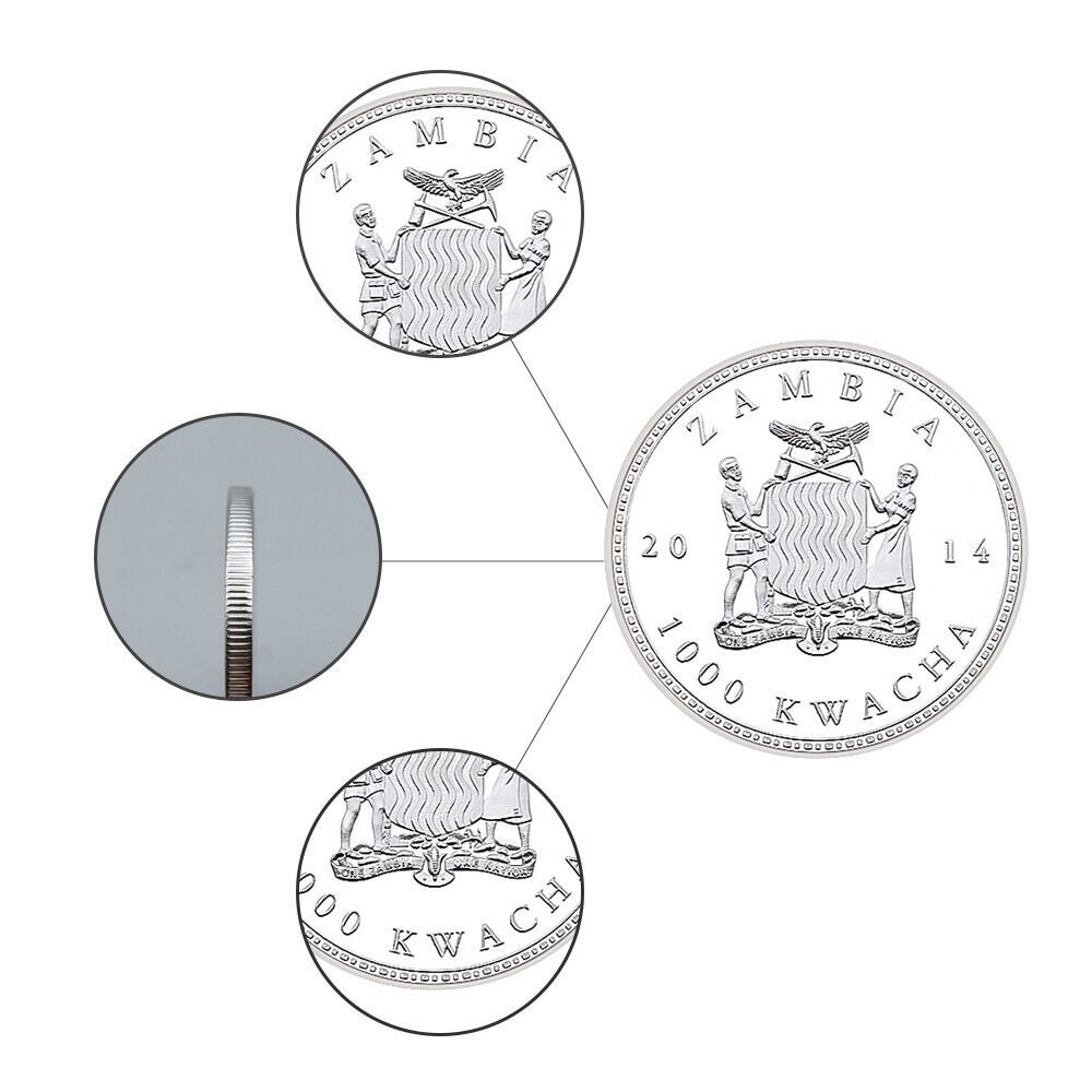 Souvenir Gifts Endangered Animal Species asia elephant Silver Plated Coin - worldbanknote