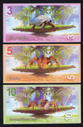 Aldabra Island Tropical Birds 3-5-10-25-50 Dollars Polymer Fantasy Notes 2017/v2