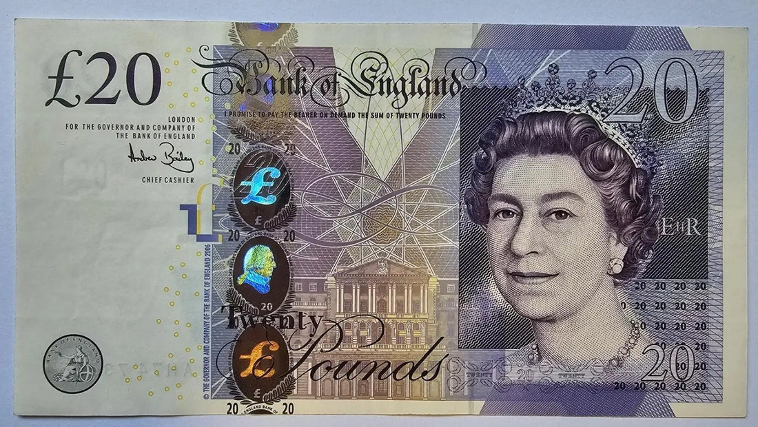 BANK OF ENGLAND £20  AUNC/ D15