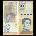 VENEZUELA BOLIVARES 100 X 500 2018 UNC LOT 100 PCS Total