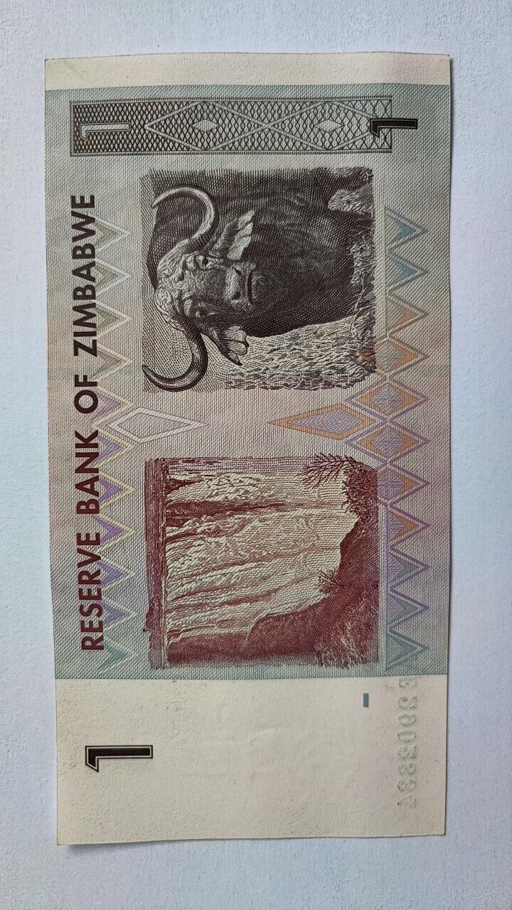Zimbabwe 1 Dollar 2007 UNC - worldbanknote