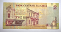 malta 2 liri very fine 1967 /ref d25 - worldbanknote