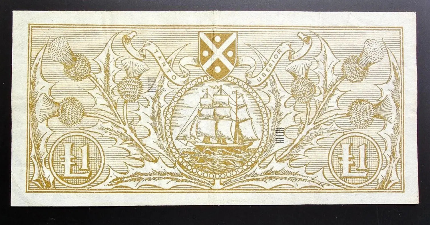 Bank of Scotland one pound 1967 Very Fine