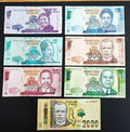 Malawi set 7 pcs 20+50+100+200+500+1000+2000 kwacha  UNC random year