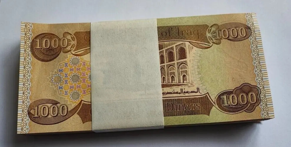 100xIRAQ 1000 DINARS  2018 UNC