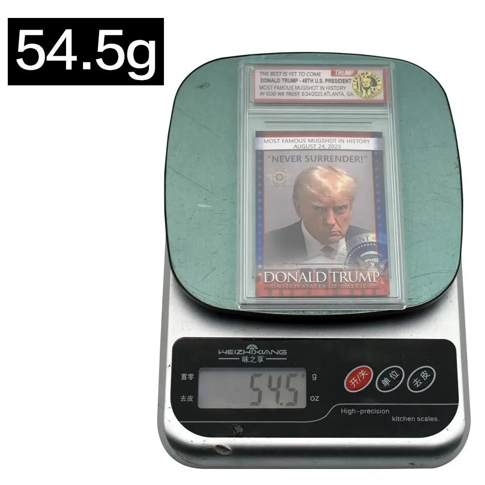 Trump Mugshot Collector Card