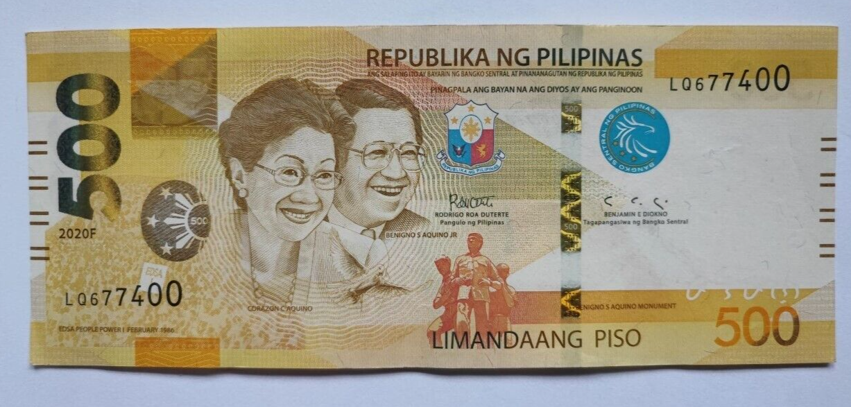 Philippines 500 Pesos EF - worldbanknote