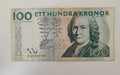 100 Sweden Kronor banknote used - worldbanknote