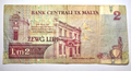 malta 2 liri very fine 1967 /ref d24 - worldbanknote