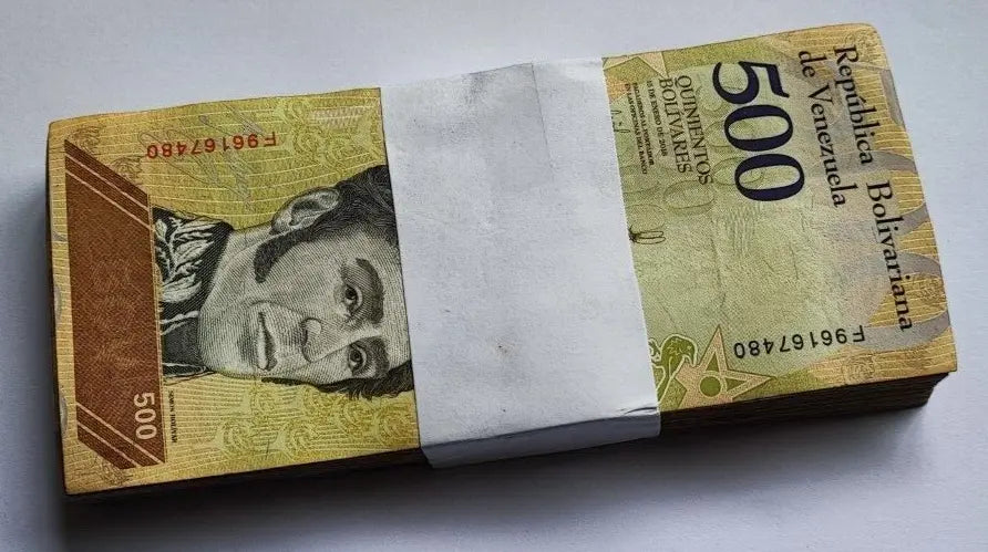VENEZUELA BOLIVARES 100 X 500 2018 USED LOT 100 PCS Total