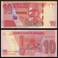 Zimbabwe complete set ($2 to $100) 2019-2020 P-NEW UNC - worldbanknote