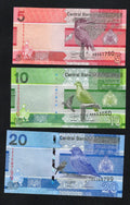 GAMBIA: Banknotes full Set:5 10 20 50 100 200 Dalasis  2019  Uncirculated
