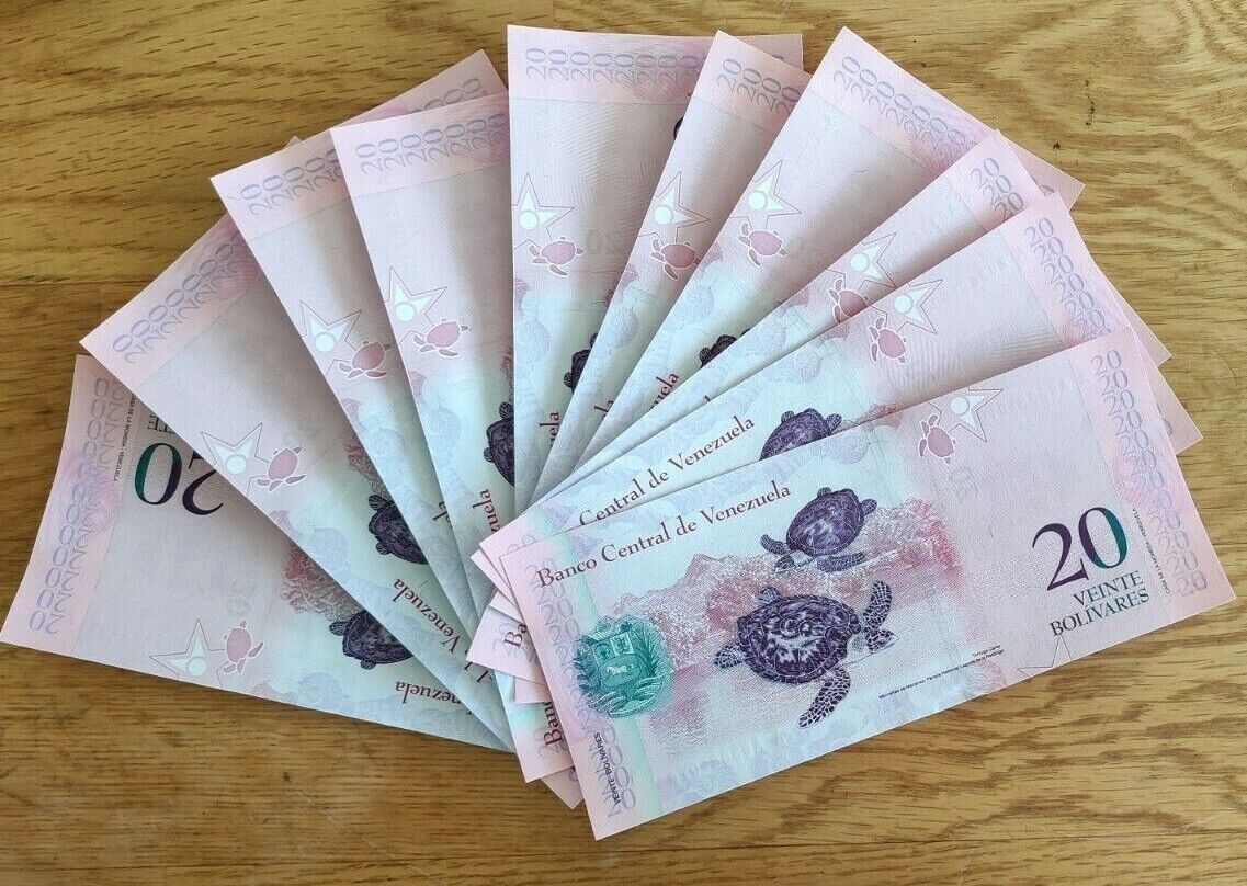 Venezuela - 10 pcs x 20 Bolivares 2014 UNC - worldbanknote