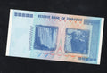 Zimbabwe 100 Trillion Dollar banknote. Genuine, AUNC AA Serial Number UV checked - worldbanknote