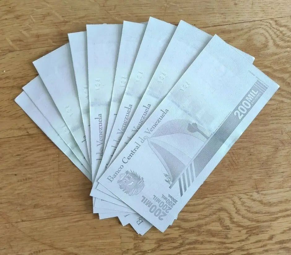 10xVENEZUELA 200,000 Bolivares note UNC  pick NEW