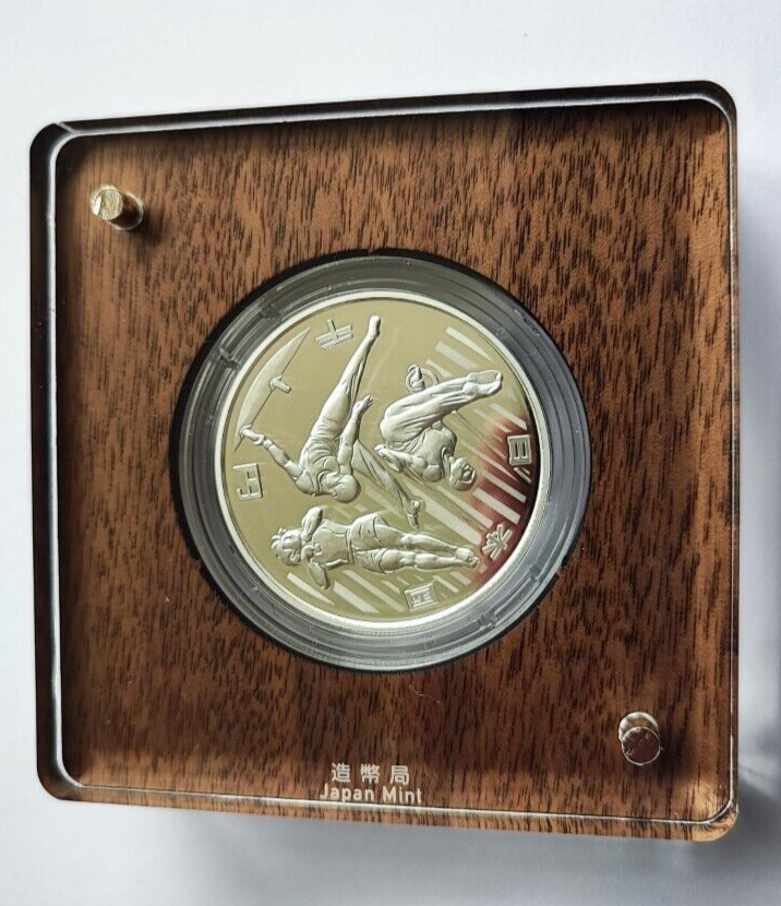 Japan 2020 Tokyo Olympic Gymnastics 1000 Yen Silver Proof coin - worldbanknote