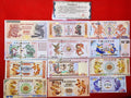 Chinese Dragon and Phoenix Novelty 12 banknotes set - worldbanknote