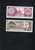 PARAGUAY 1979 SPECIMEN SET of 5 BANKNOTES /d10