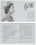 2022 Canada Stamp Queen Platinum Jubilee QEII FDC + Bahamas 1/2 Dollar