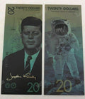 6pcs US President Banknotes USD 1/5/10/20/50/100 Colorful Set Gold Banknote - worldbanknote