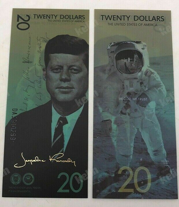 6pcs US President Banknotes USD 1/5/10/20/50/100 Colorful Set Gold Banknote - worldbanknote