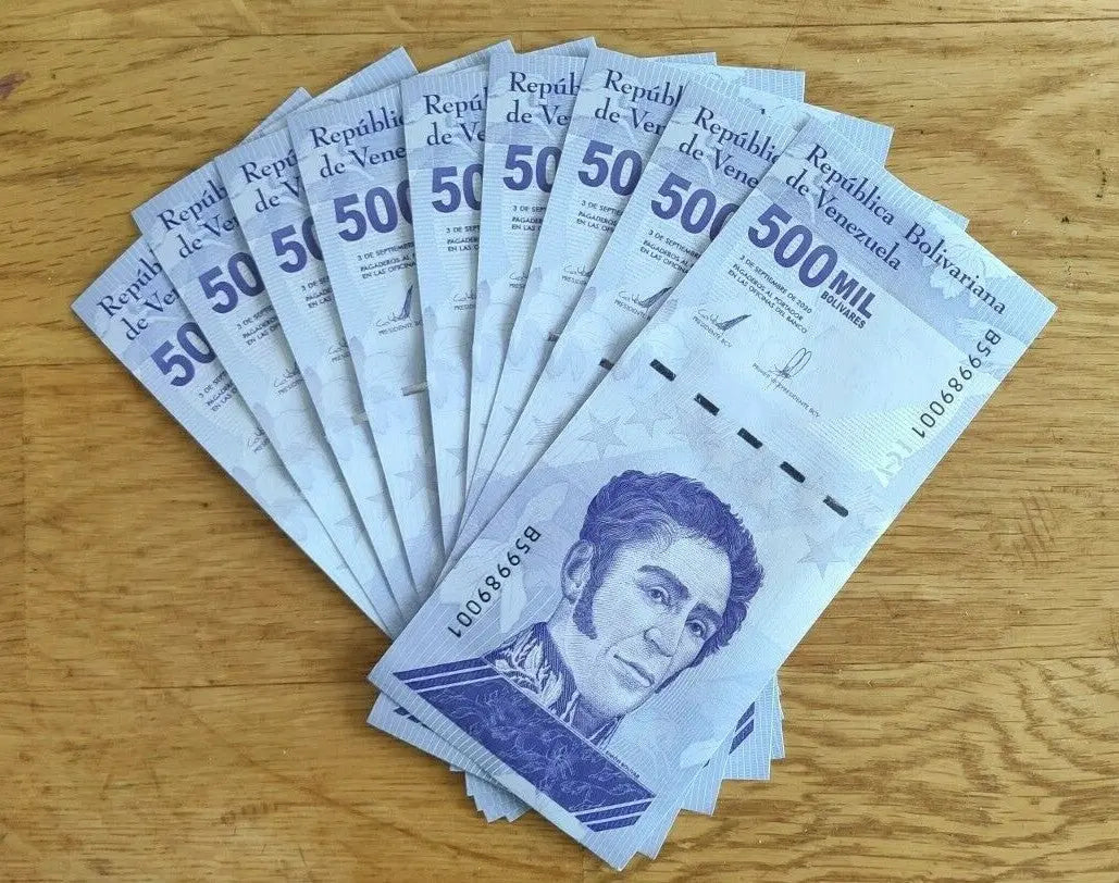 10xVENEZUELA 500.000 Bolivares note UNC  pick NEW