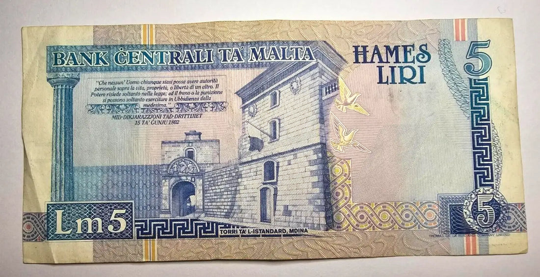 malta 5 liri very fine  1967 /ref d23