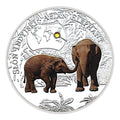Souvenir Gifts Endangered Animal Species asia elephant  Silver Plated Coin