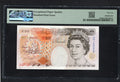 back of BANK OF ENGLAND £10 1992 FIRST RUN LOW SERIAL NUMBER PICK383 PMG EPQ66 ERROR