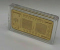 Gold Plated One Hundred quintillion Dollars Zimbabwe Gold Bar - worldbanknote