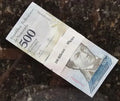 Venezuela Banknote Bundle. 100 X 500 Bolivares. Dated 2017. Uncirculated