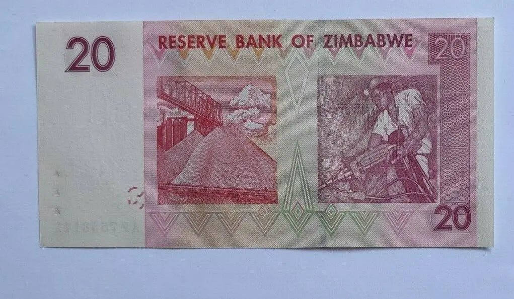 Zimbabwe 20 Dollar, 2007 UNC