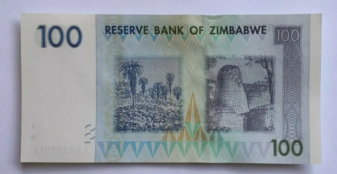 Zimbabwe 100 Dollar, 2007 UNC