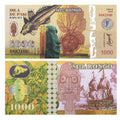 6xIsla De Pascua Rongo Banknotes  500, 1000, 2000, 5000, 10000, 50000 Fantasy/w1